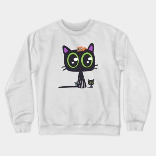 Cute Cats in Kawaii Style Crewneck Sweatshirt